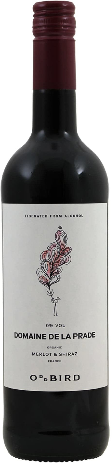 Oddbird Domaine de la Prade Merlot & Shiraz 0% 75cl