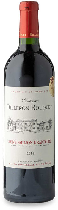 Chateau Billeron Bouquey 2016 Saint Emilion