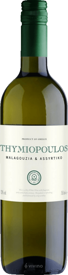 Tymiopoulos Assyrtiko & Malagouzuia White Greece