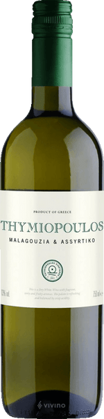 Tymiopoulos Assyrtiko & Malagouzuia White Greece