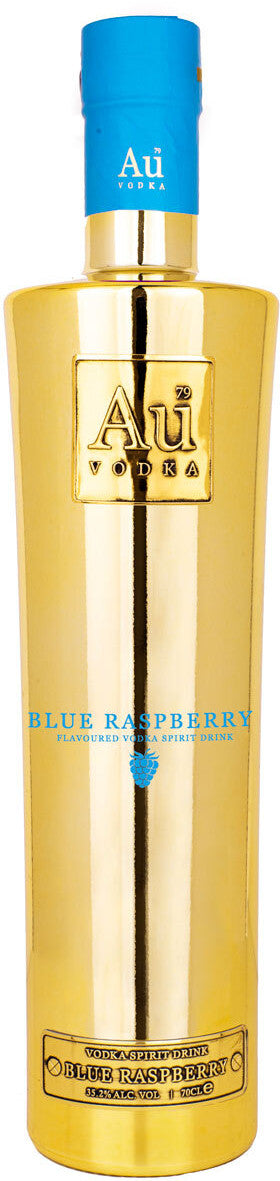 Au Vodka Blue Raspberry 70cl 35.2%
