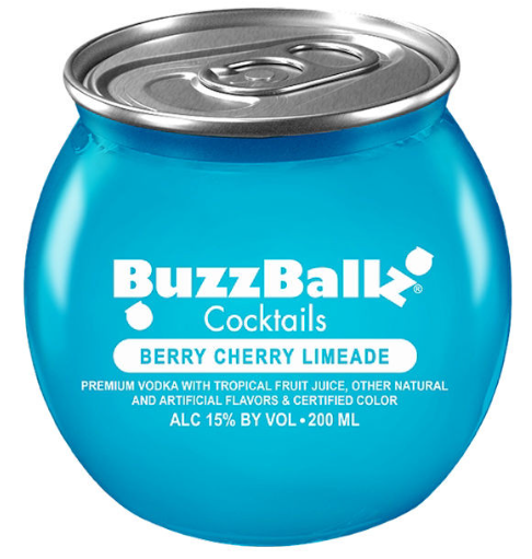 Buzzballz Blue Cherry Lemonade 12x200ml 13.5%