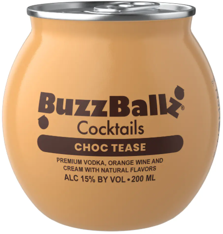Buzzballz Choc Tease 12x200ml 15%