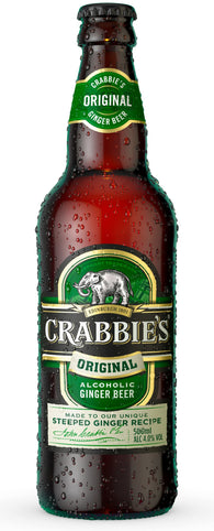 Crabbies Alcoholic Ginger Beer Bottles 12x500ml 4%