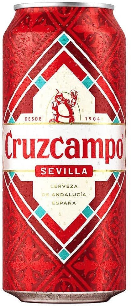 Cruzcampo Spanish Lager 24x440ml Cans 4.4%