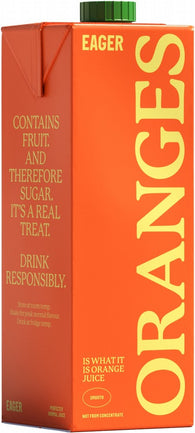 Eager Orange Juice 8x1Lt