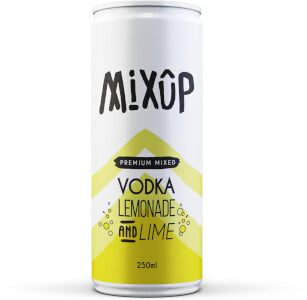 Mix-Up Vodka Lime & Lemonade RTD Cans 12x250ml 4%