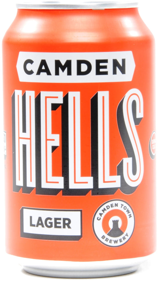 Camden Hells Lager 24x330ml Cans 4.6%