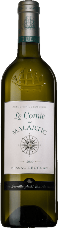 Chateau Comte de Malartic Blanc Pessac Leognan 2020 Bordeaux France 75cl