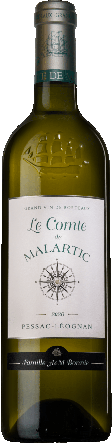 Chateau Comte de Malartic Blanc Pessac Leognan 2020 Bordeaux France 75cl