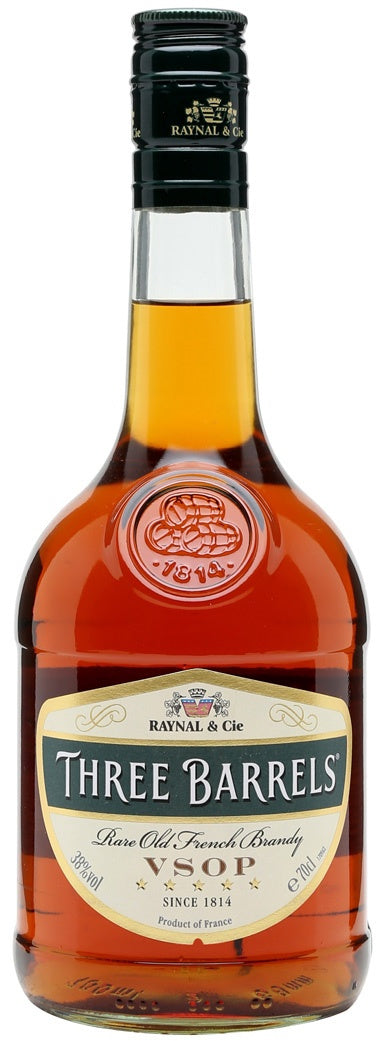 Three Barrels Brandy 70cl 38%