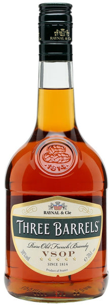 Three Barrels Brandy 70cl 38%
