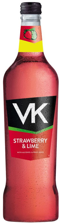 VK Strawberry & Lime 24x275ml Glass Bottle 3.4%